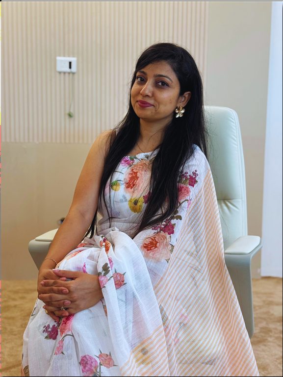 Maj Smita Verma (Retd.), seated